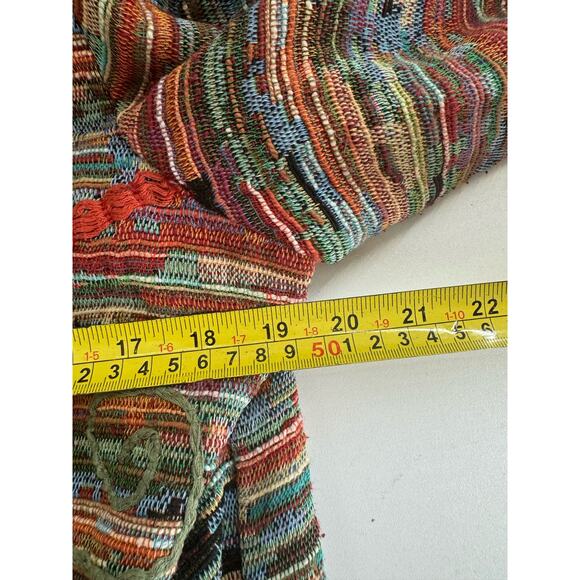 Coldwater Creek Tweed Boho Confetti Embroidered Floral Lined Jacket Blazer PM - Picture 6 of 8